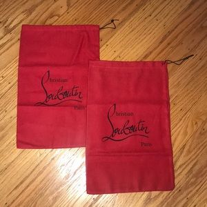 Christian Louboutin shoe dustbags